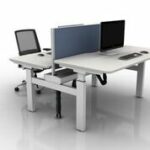 MOBILI Move Electric Back to Back Bench Desk-9655
