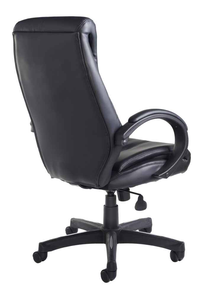 Dams Nantes high back managers chair - black faux leather-10577
