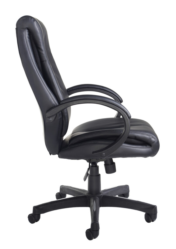 Dams Nantes high back managers chair - black faux leather-10575
