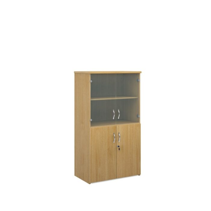 DAMS Universal combination unit with glass upper doors 1440mm high-11636
