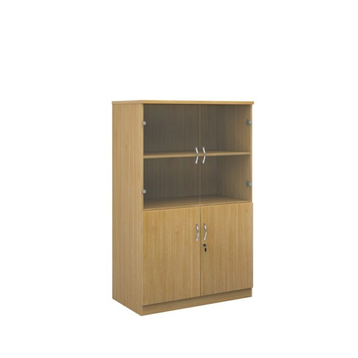 DAMS Deluxe combination unit with glass upper doors 2000mm high-11619