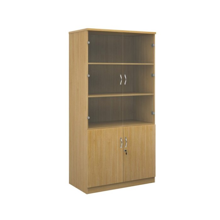 DAMS Deluxe combination unit with glass upper doors 2000mm high-11622