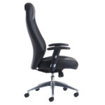 Dams Odessa high back executive chair - black faux leather-10551