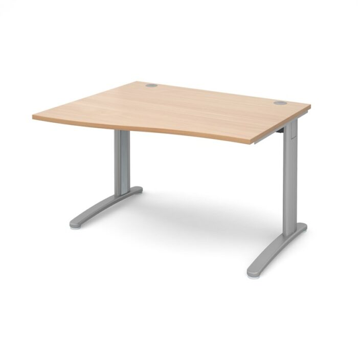 Dams TR10 left hand wave desk 1200mm-10753