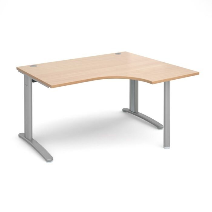 DAMS TR10 right hand ergonomic desk 1400mm-10794