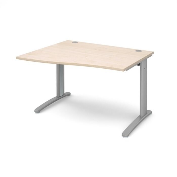 Dams TR10 left hand wave desk 1200mm-10760