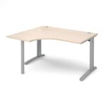 DAMS TR10 left hand ergonomic desk 1400mm-10780