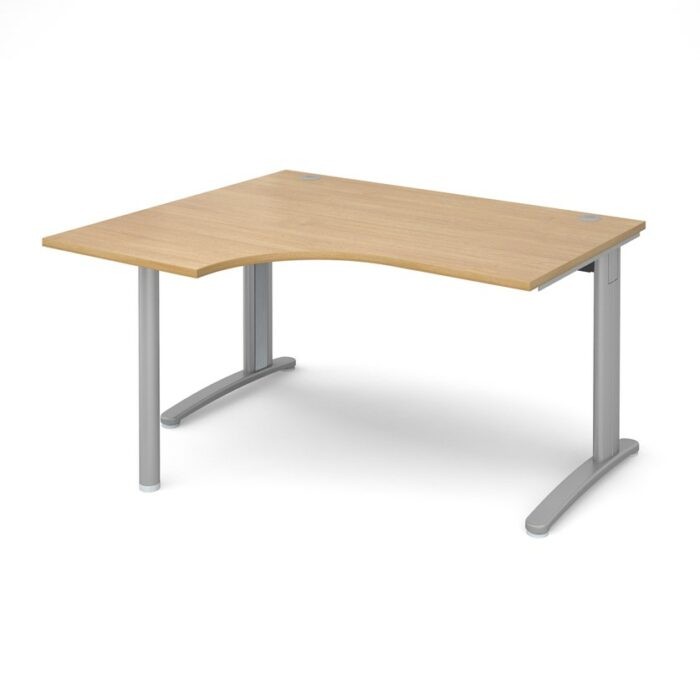 DAMS TR10 left hand ergonomic desk 1400mm-10781
