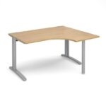 DAMS TR10 right hand ergonomic desk 1400mm-10792