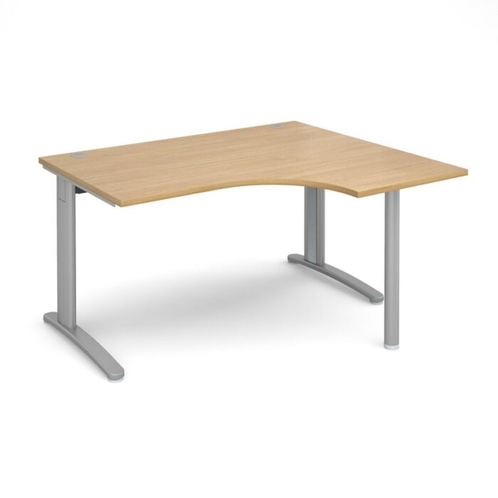 DAMS TR10 right hand ergonomic desk 1400mm-10792