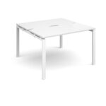Dams Adapt II sliding top back to back desks 1200mm x 1200mm-10023