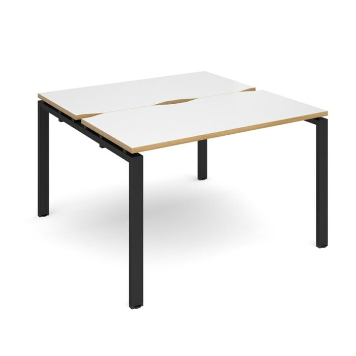 Dams Adapt II sliding top back to back desks 1200mm x 1200mm-10016