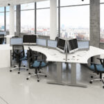 Dams TR10 straight desk 600mm Depth-20640