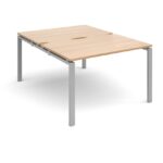Dams Adapt II sliding top back to back desks 1200mm x 1600mm-10034