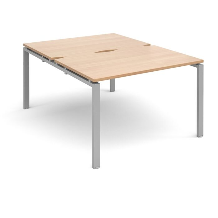 Dams Adapt II sliding top back to back desks 1200mm x 1600mm-10034