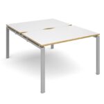 Dams Adapt II sliding top back to back desks 1200mm x 1600mm-10029