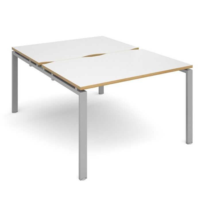 Dams Adapt II sliding top back to back desks 1200mm x 1600mm-10029