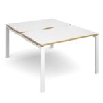 Dams Adapt II sliding top back to back desks 1200mm x 1600mm-10025