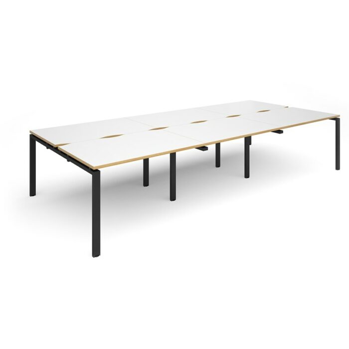 Dams Adapt II triple back to back desks 3600mm x 1600mm-10143