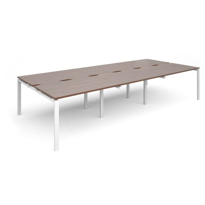 Dams Adapt II triple back to back desks 3600mm x 1600mm-10146