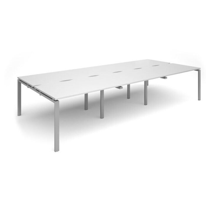 Dams Adapt II triple back to back desks 3600mm x 1600mm-10139