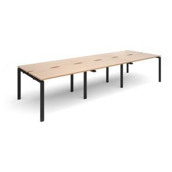 Dams Adapt II triple back to back desks 3600mm x 1200mm-0