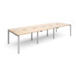 Dams Adapt II triple back to back desks 3600mm x 1200mm-10131