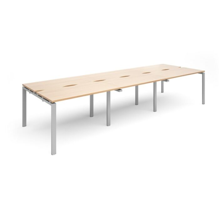 Dams Adapt II triple back to back desks 3600mm x 1200mm-10131