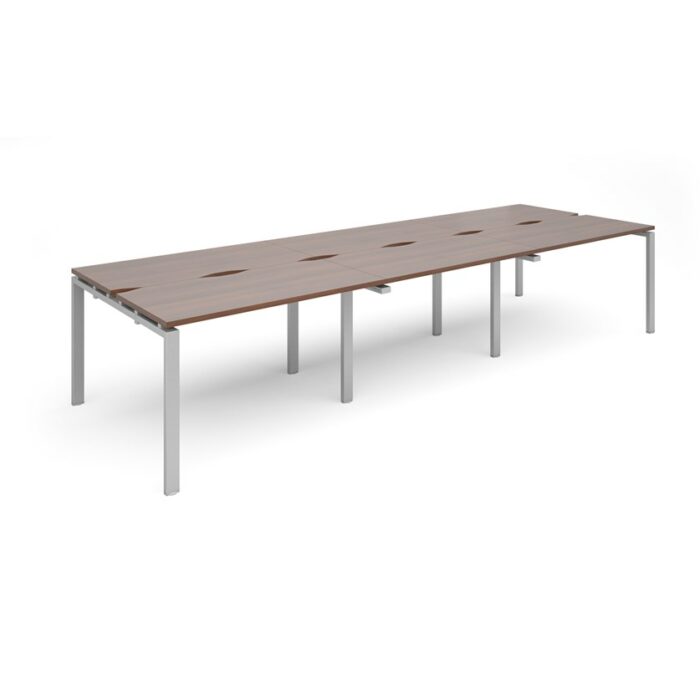 Dams Adapt II triple back to back desks 3600mm x 1200mm-10127