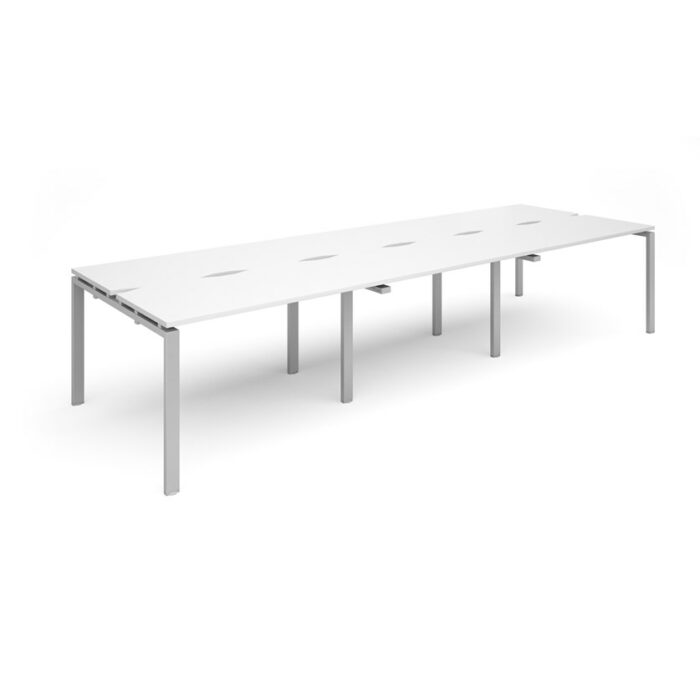 Dams Adapt II triple back to back desks 3600mm x 1200mm-10130