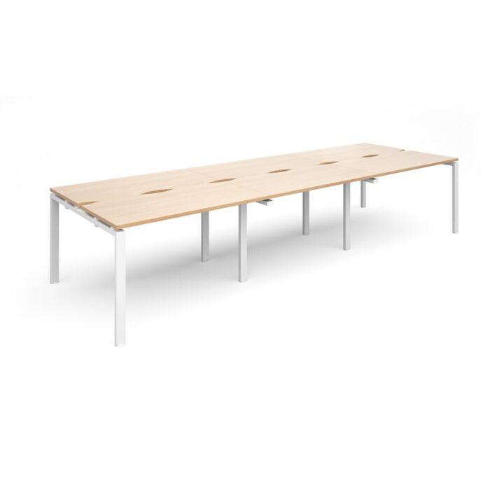 Dams Adapt II triple back to back desks 3600mm x 1200mm-10134