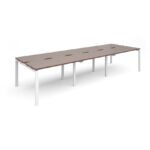 Dams Adapt II triple back to back desks 3600mm x 1200mm-10136