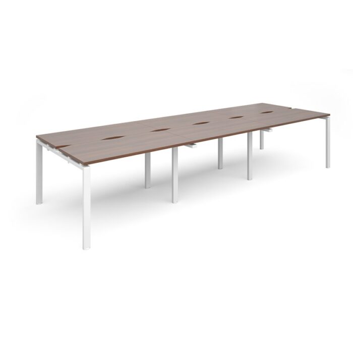Dams Adapt II triple back to back desks 3600mm x 1200mm-10136