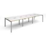 Dams Adapt II triple back to back desks 3600mm x 1200mm-10128