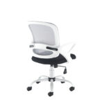 BIG DEALS Tyler mesh back operator chair with white frame-9171