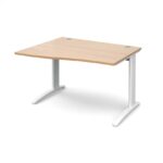 Dams TR10 left hand wave desk 1200mm-10758