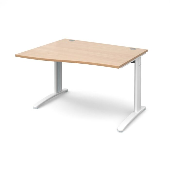 Dams TR10 left hand wave desk 1200mm-10758