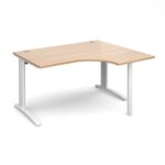 DAMS TR10 right hand ergonomic desk 1400mm-10789