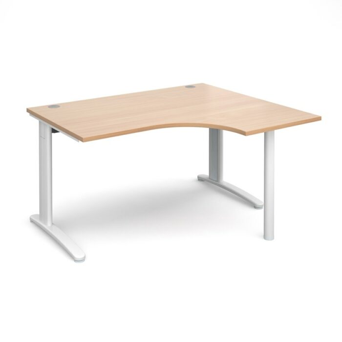 DAMS TR10 right hand ergonomic desk 1400mm-10789