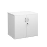 DAMS Deluxe double door desk high cupboard 600mm deep-11583