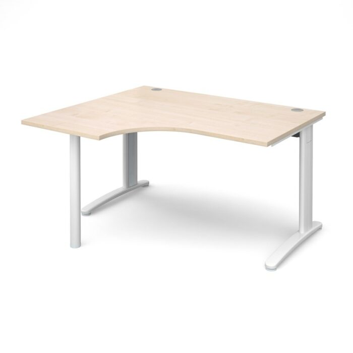 DAMS TR10 left hand ergonomic desk 1400mm-10777