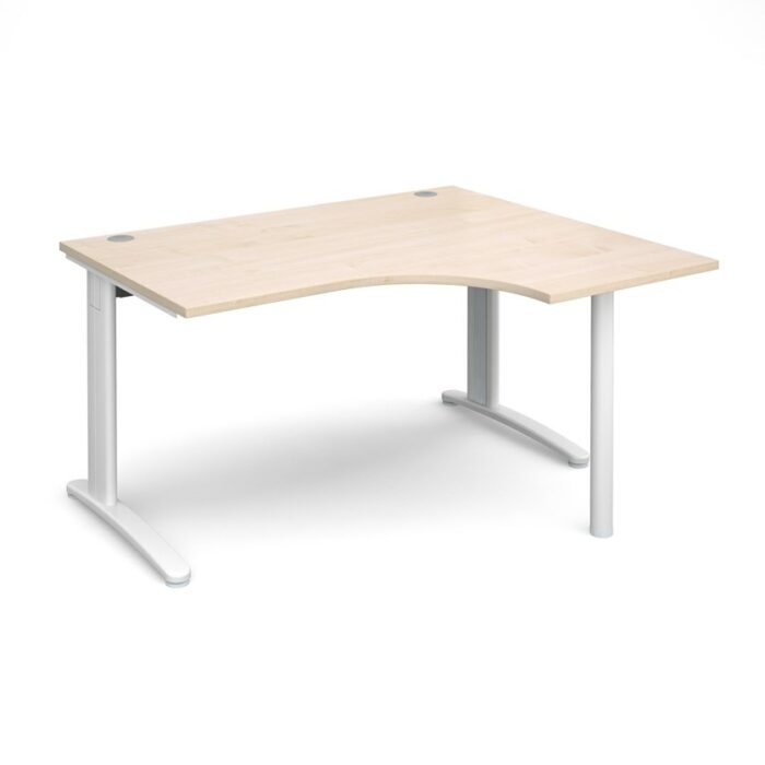 DAMS TR10 right hand ergonomic desk 1400mm-10791