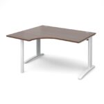 DAMS TR10 left hand ergonomic desk 1400mm-10782