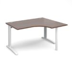 DAMS TR10 right hand ergonomic desk 1400mm-10793
