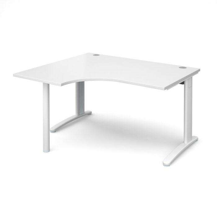 DAMS TR10 left hand ergonomic desk 1400mm-10778