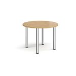 DAMS Circular radial leg meeting table-12938