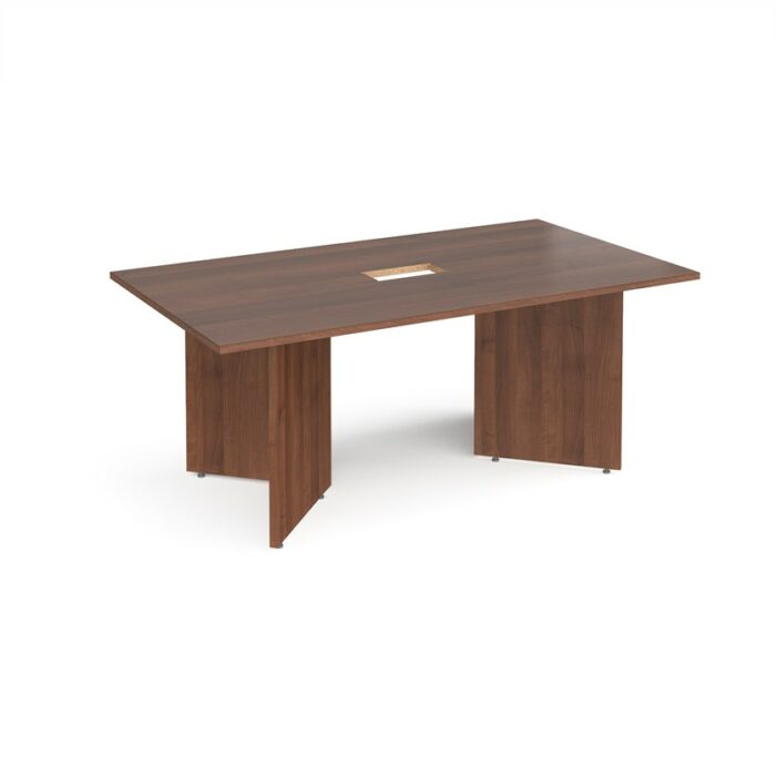 DAMS Arrow head leg rectangular boardroom table 1800mm x 1000mm-34228