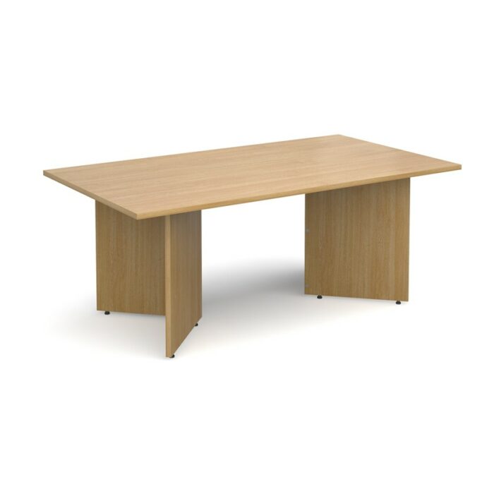 DAMS Arrow head leg rectangular boardroom table 1800mm x 1000mm-34224