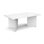 DAMS Arrow head leg rectangular boardroom table 1800mm x 1000mm-34231