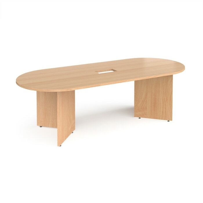 DAMS Arrow head leg radial end boardroom table-34263